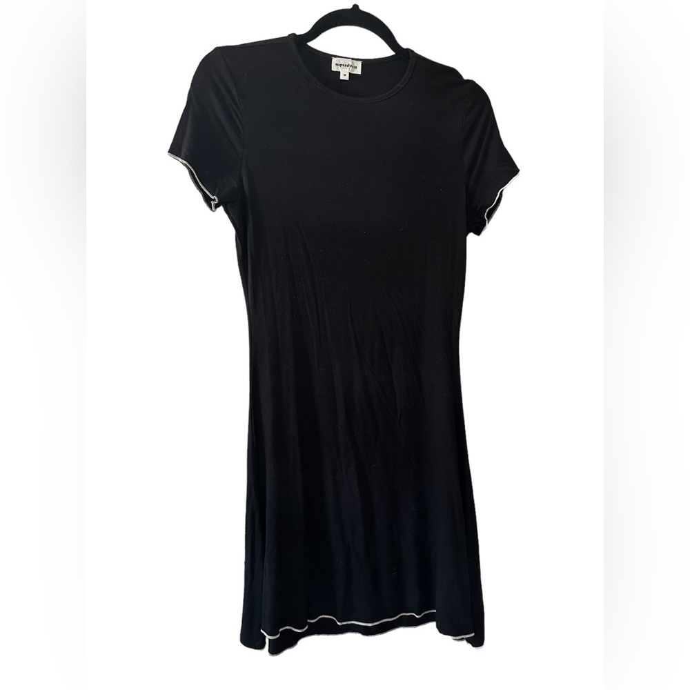 Revolve - Superdown Black Dress with white trim - Medium